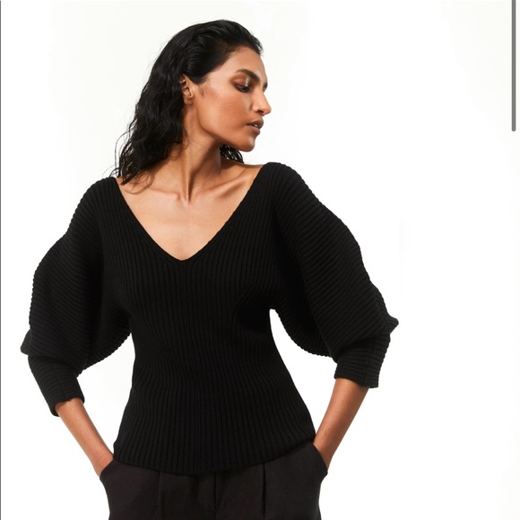 Mara Hoffman Sweaters - Mara Hoffman Olla Sweater Black Small